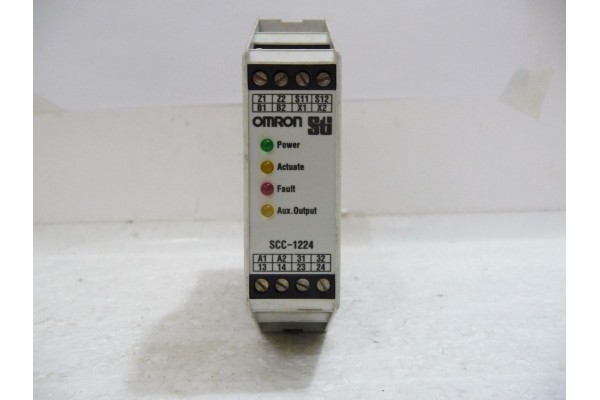 Safety Monitoring Relay, SCC-1224, Omron, Made in Germany  (14 Days Warrenty on Entire Stock)